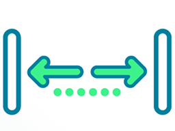 Wide therapeutic window icon